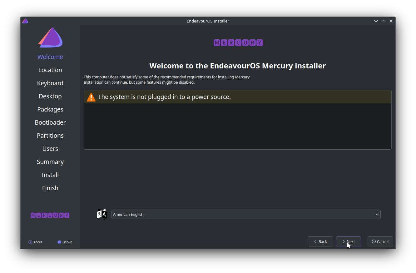 Linux Installation - Checks before install