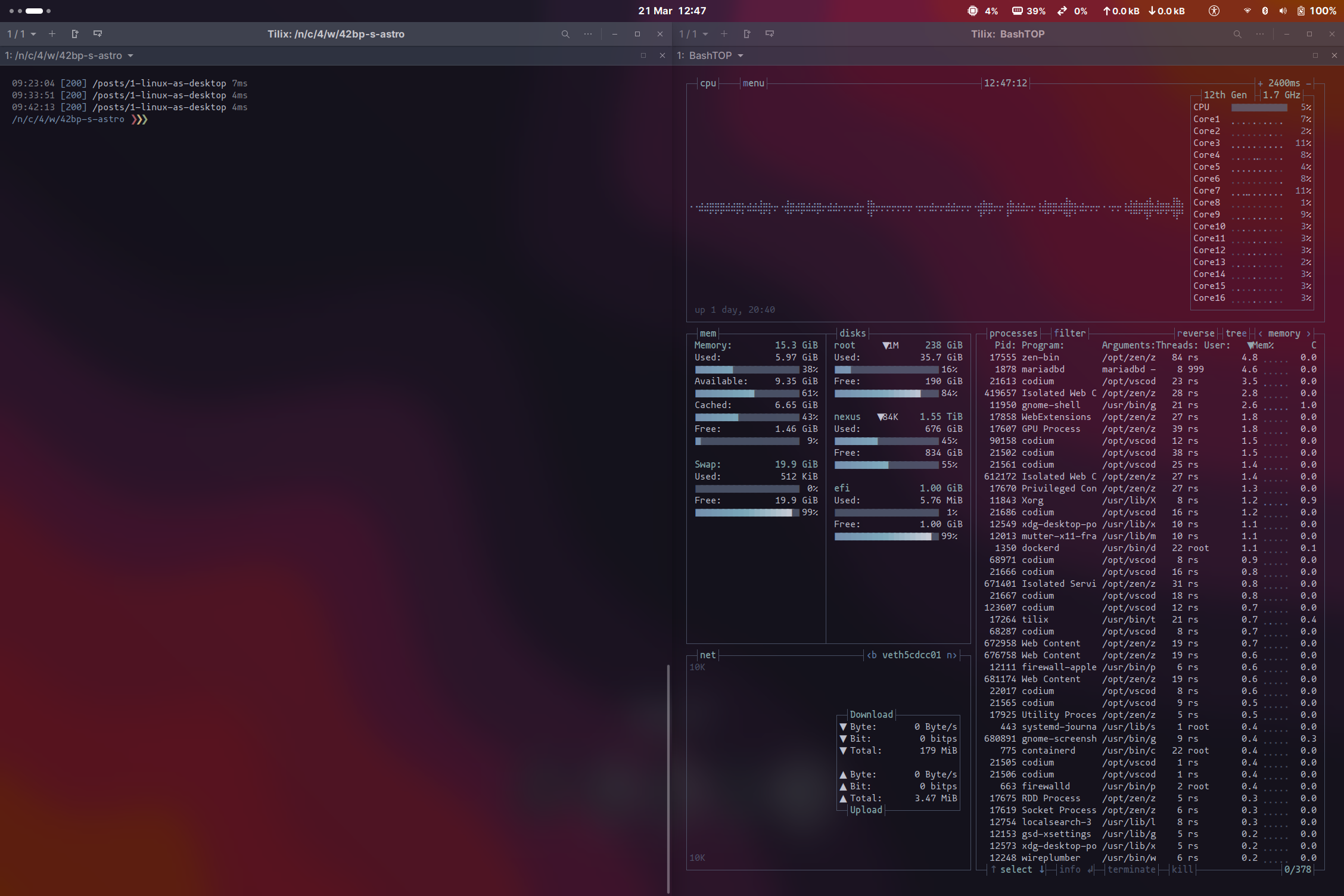 Linux Installation - Tilix